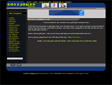 Tablet Screenshot of golfjokes.co.uk