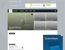 Tablet Screenshot of golfjokes.com
